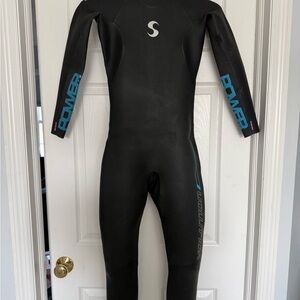 Women's Black Full-Length Wetsuit - size P3